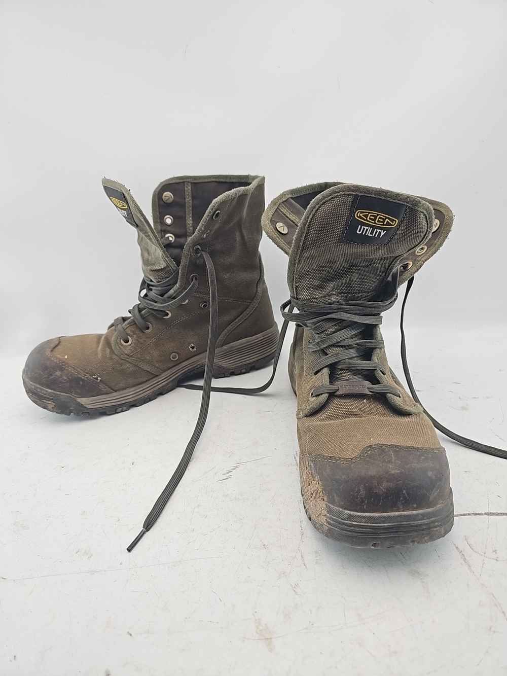 Keen Utility Men's Olive Green Canvas Work Boots